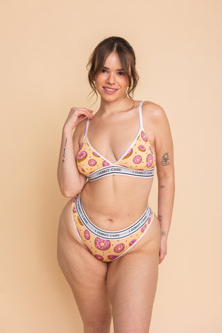 Bralette "I DONUT CARE"
