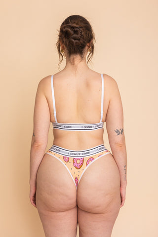 Bralette "I DONUT CARE"