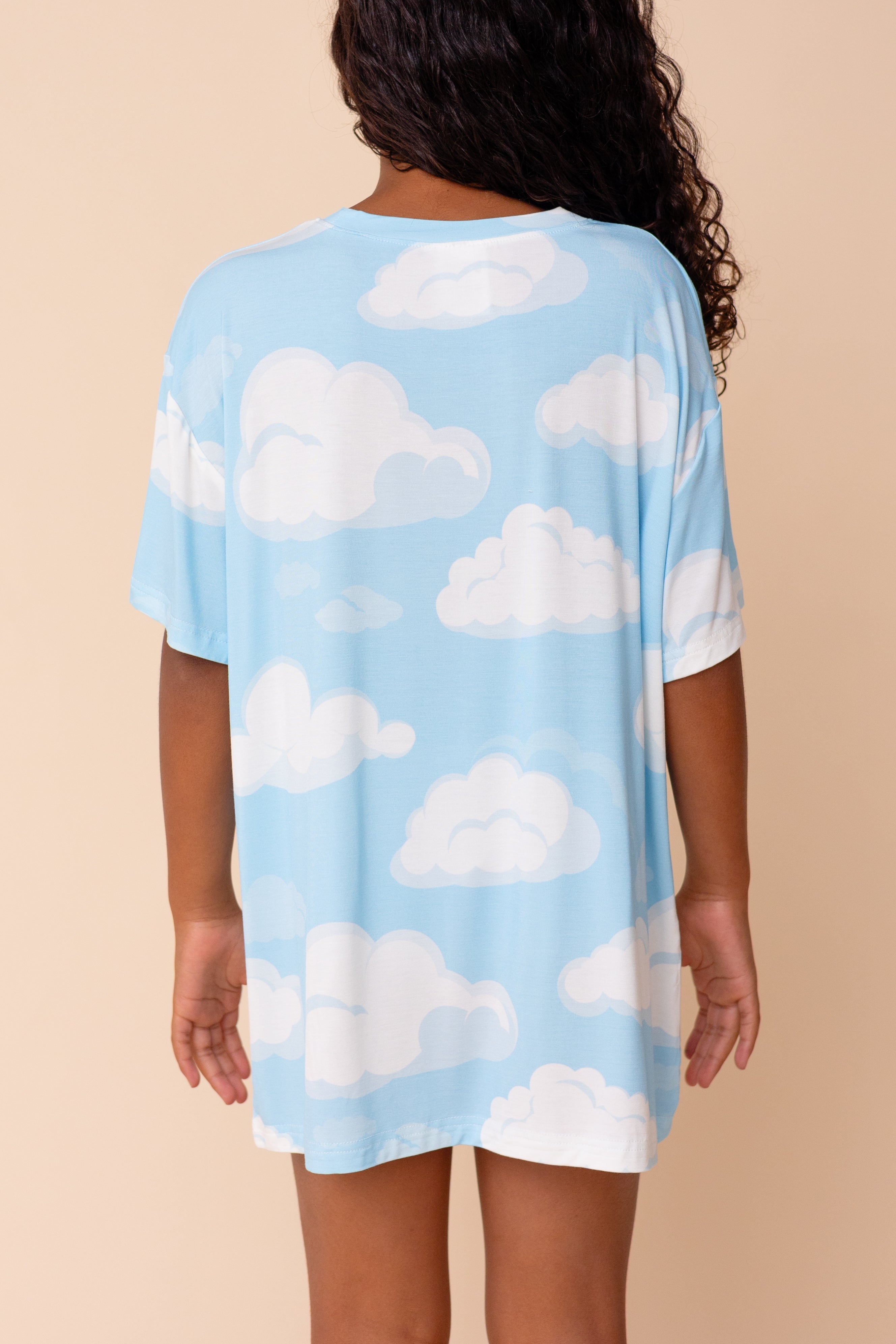Kids Long Tee "SUR UN NUAGE"