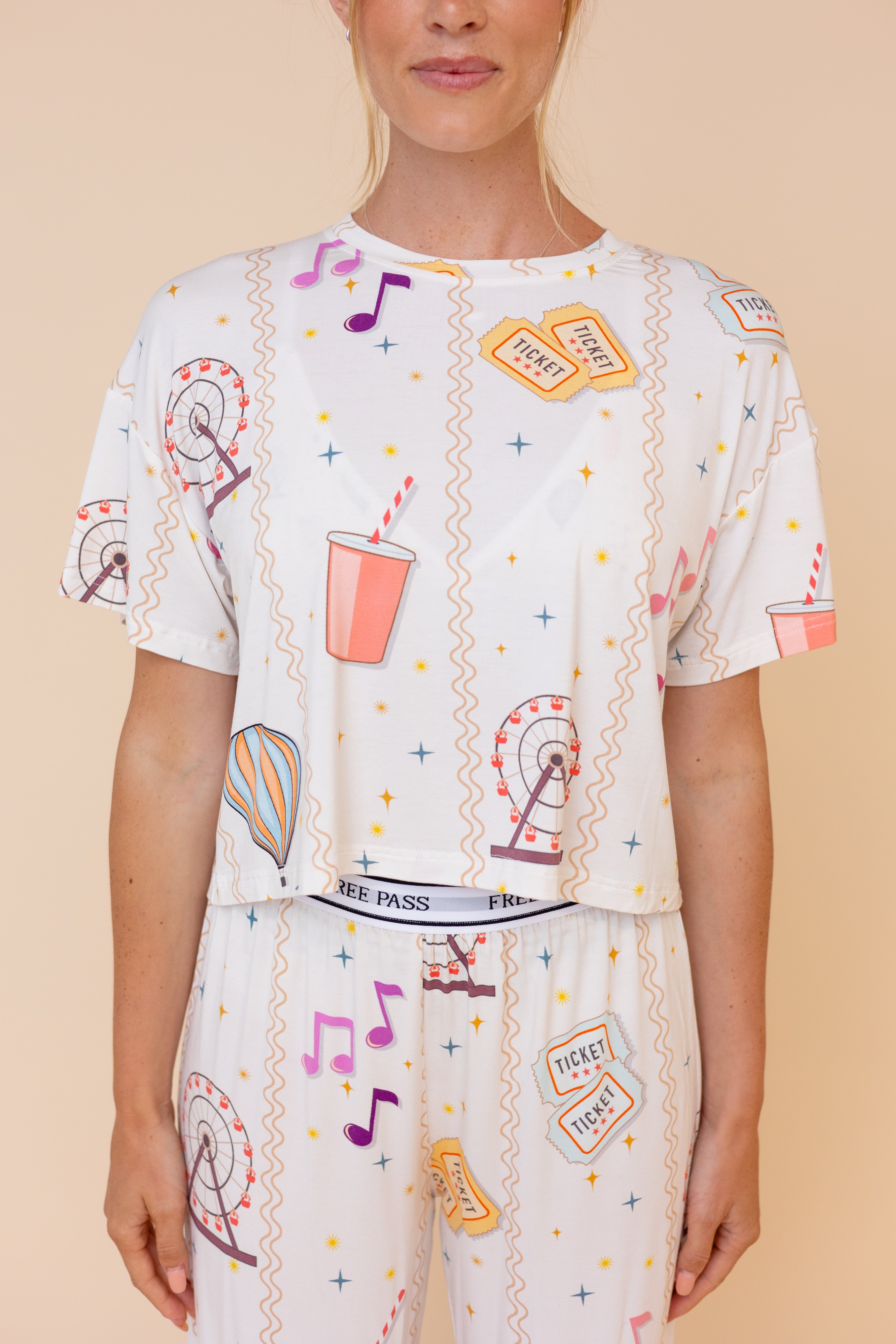 Pajama Top "FREE PASS"