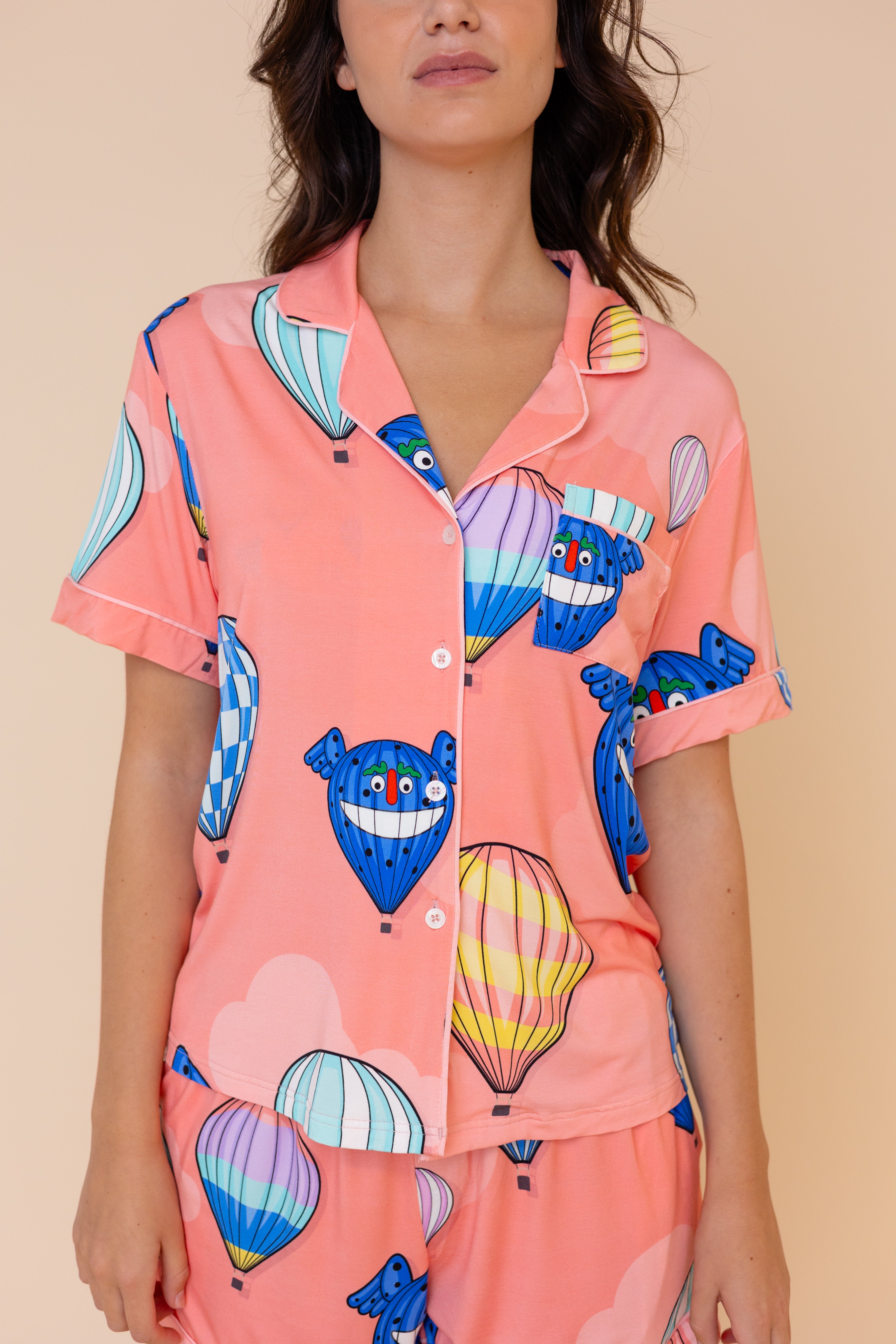  Pajama Blouse "FEELING HIGH"