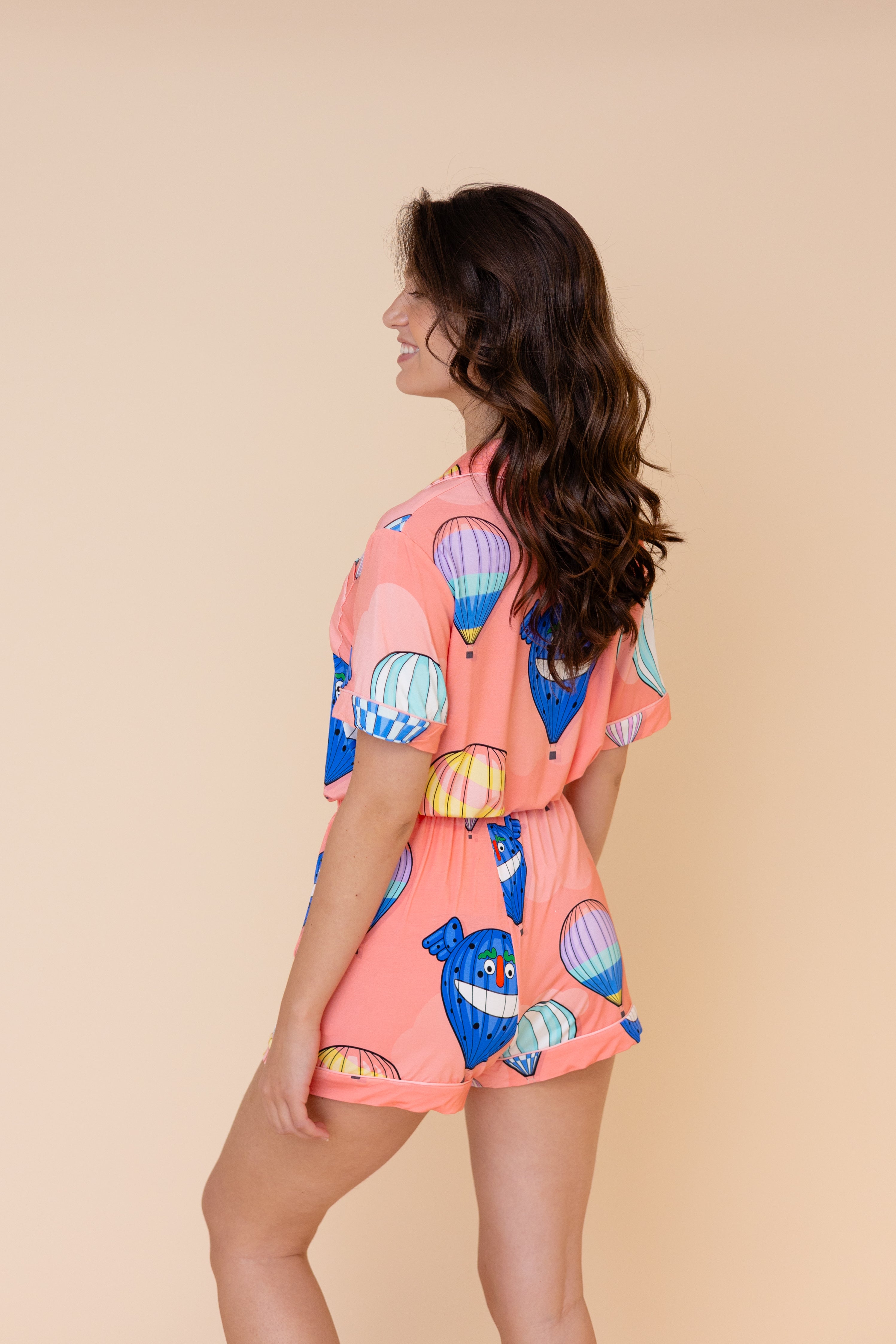 Pajama Shorts "FEELING HIGH"