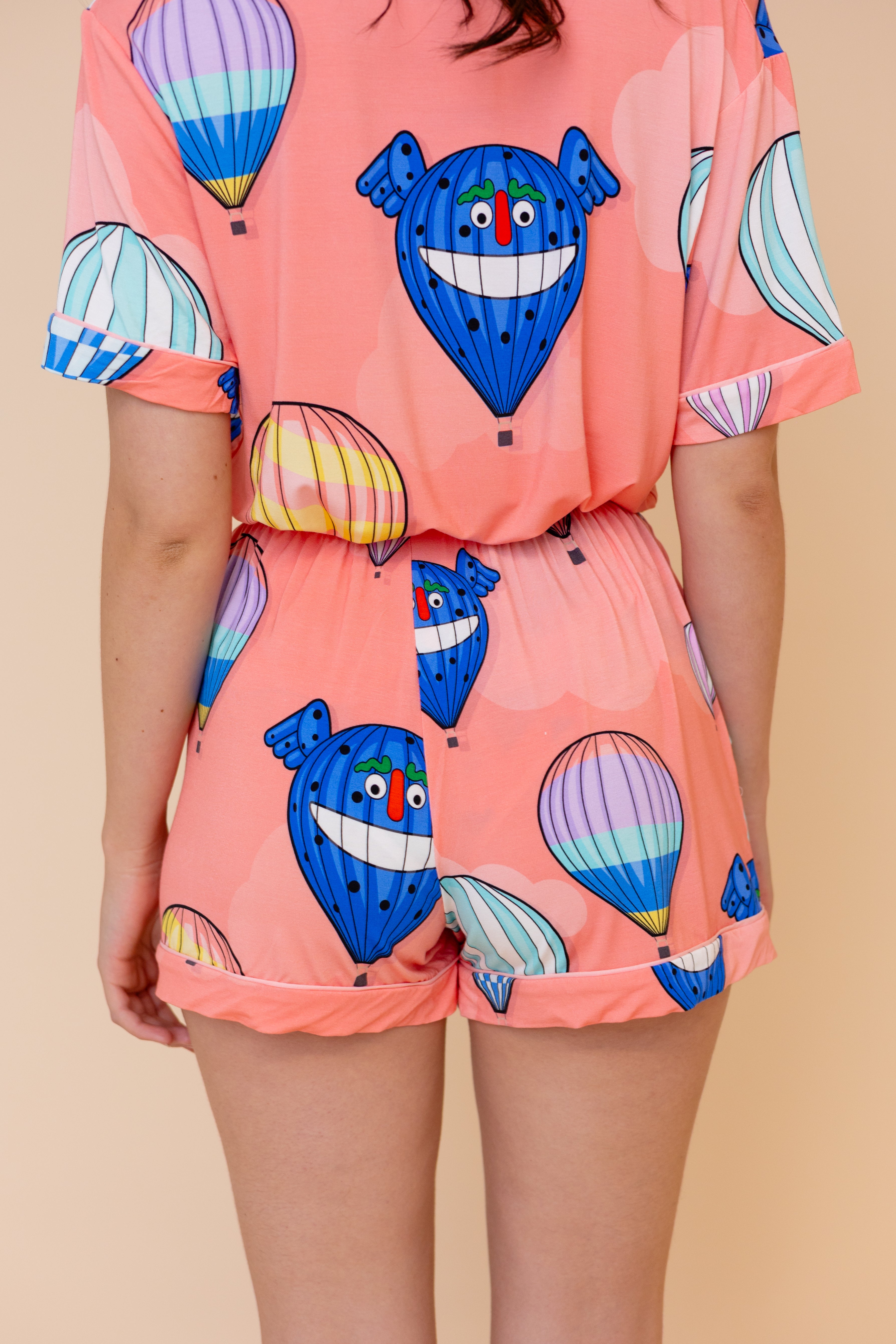 Pajama Shorts "FEELING HIGH"