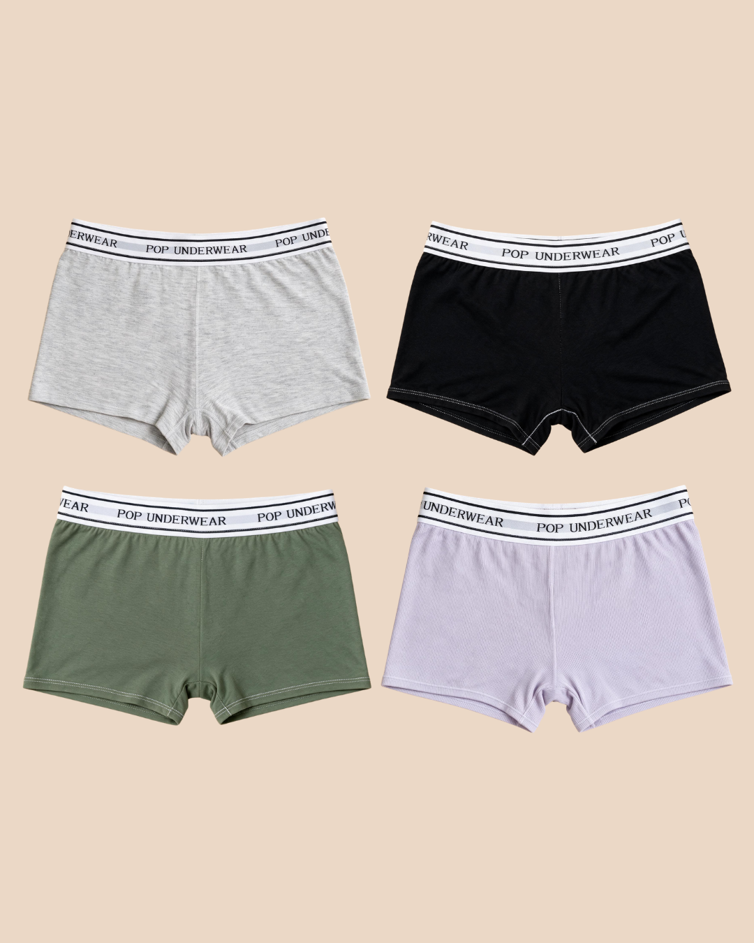 Women's Boxer Briefs "CLASSIC" - 4-Pack