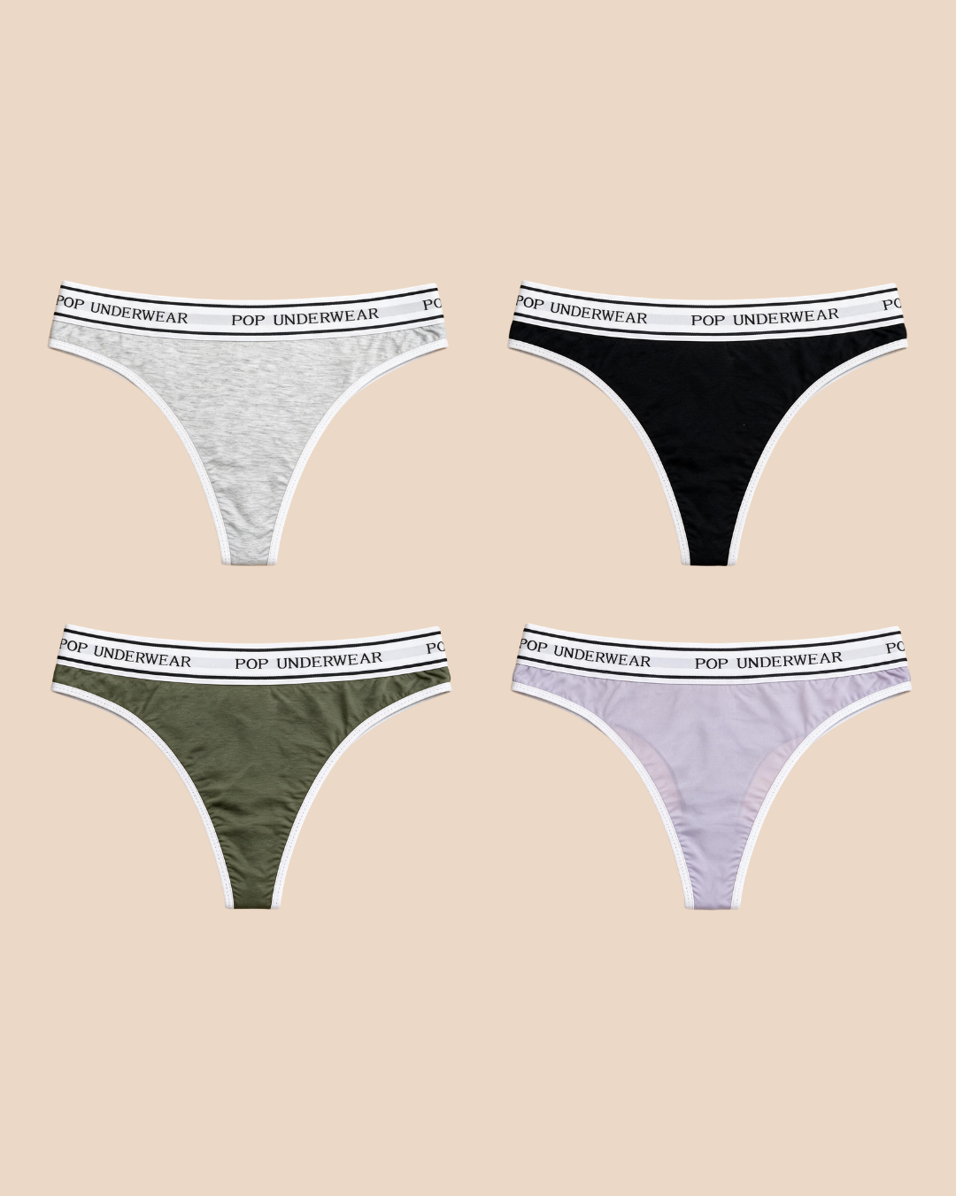 "CLASSIC" Thong – Pack Of 4