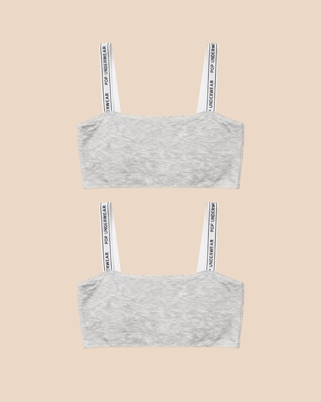 Grey Tube Top - 2 Pack