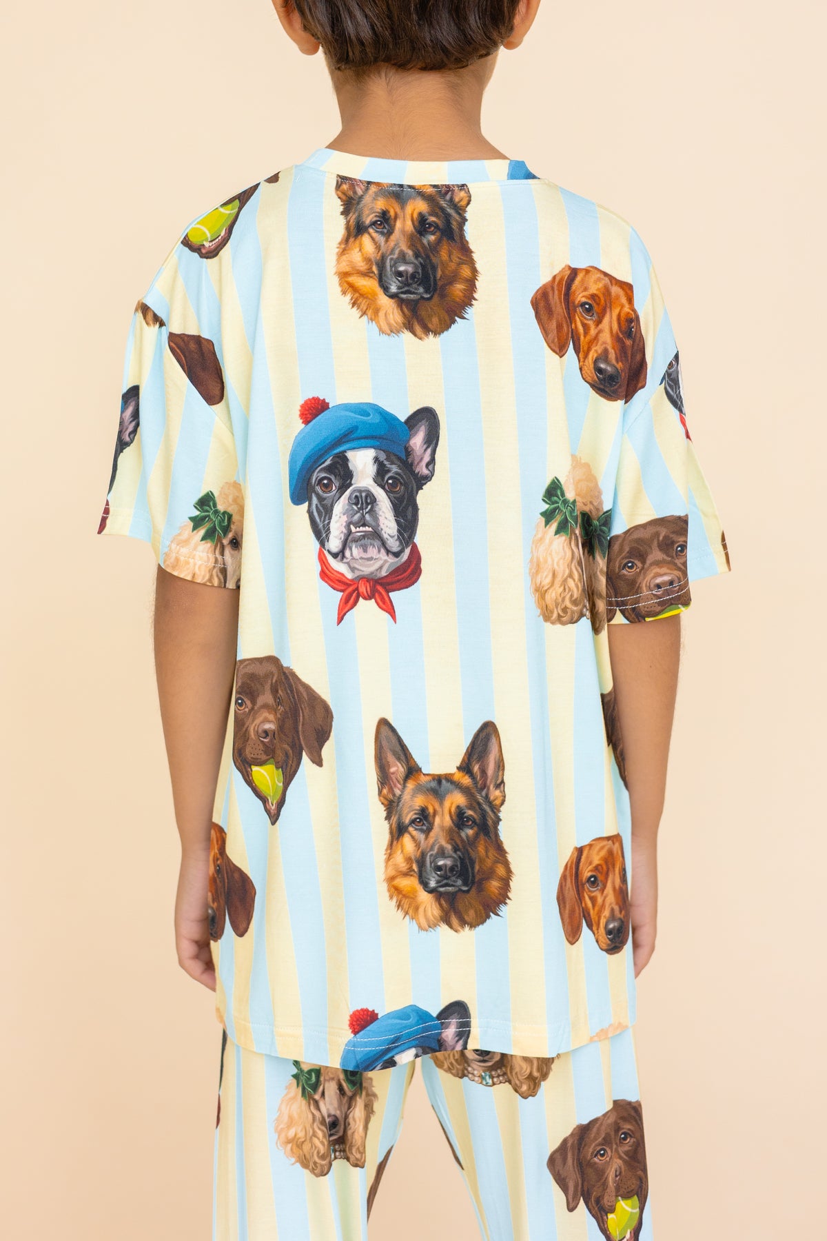 Kids' Long Sleeve T-Shirt "C'EST CHIEN"