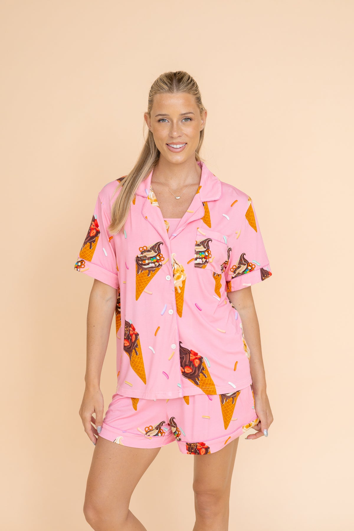 Chemisier Pyjama "LA BELLE MOLLE"