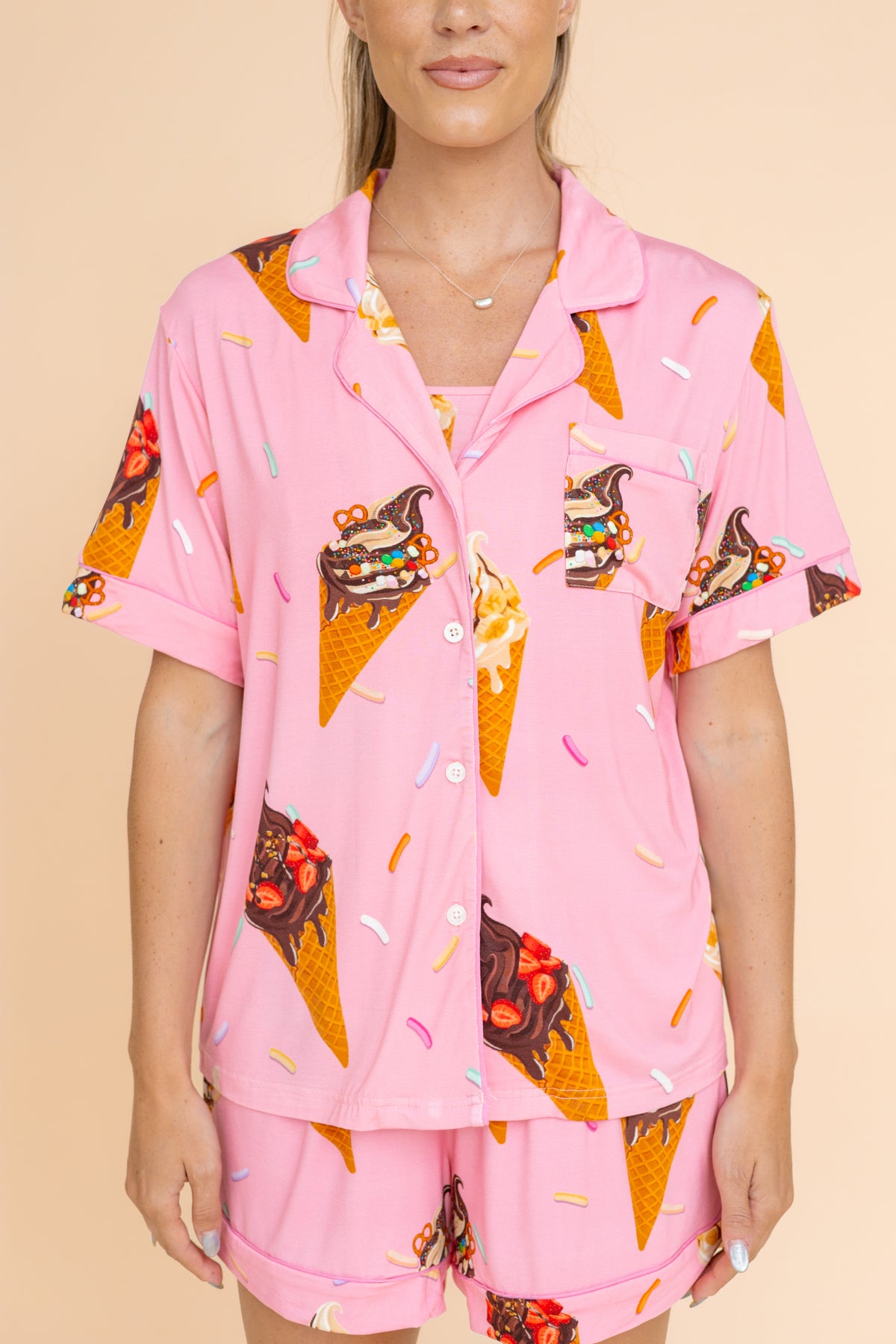 Chemisier Pyjama "LA BELLE MOLLE"