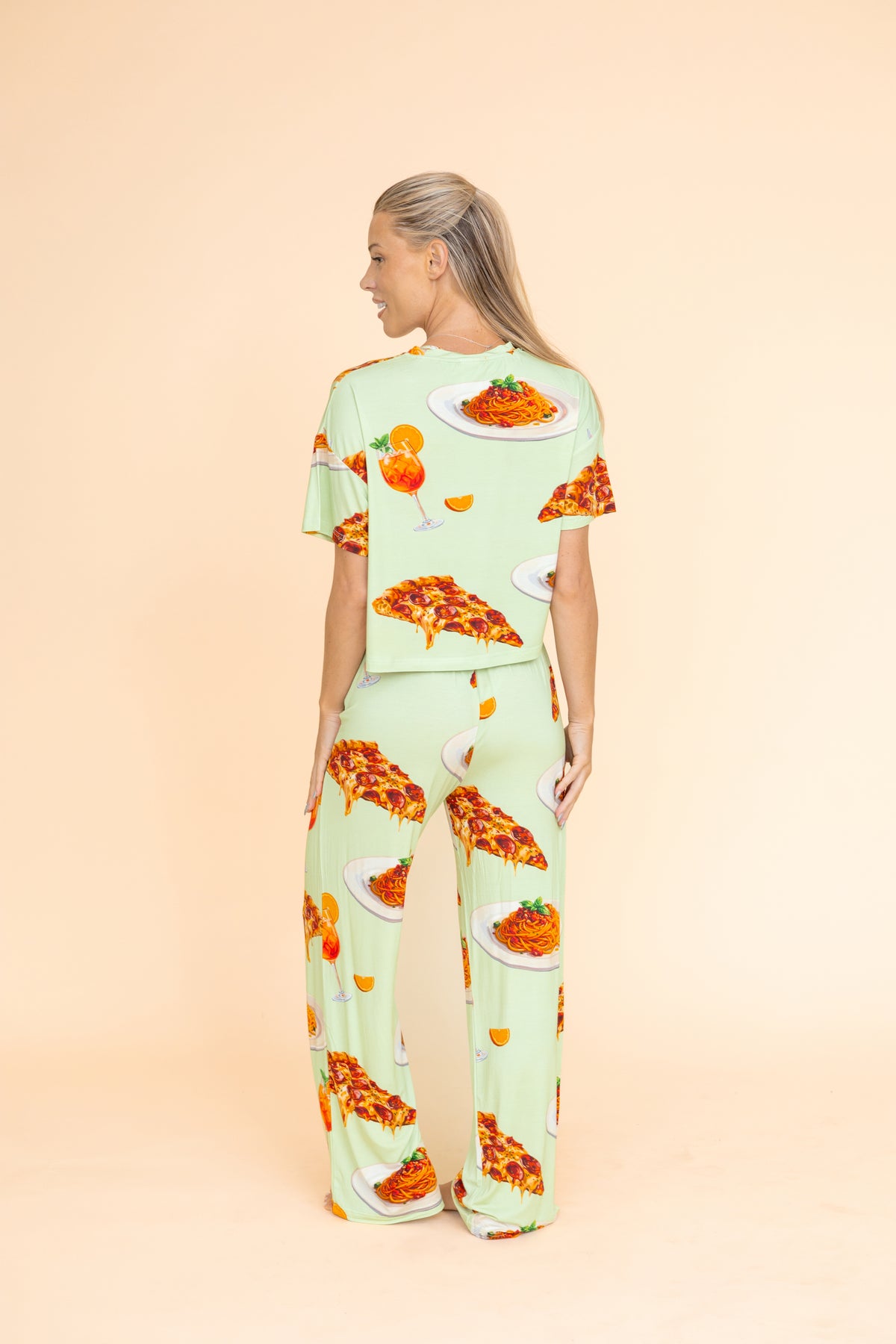 Flared Pajama Jogger "BELLA CIAO"