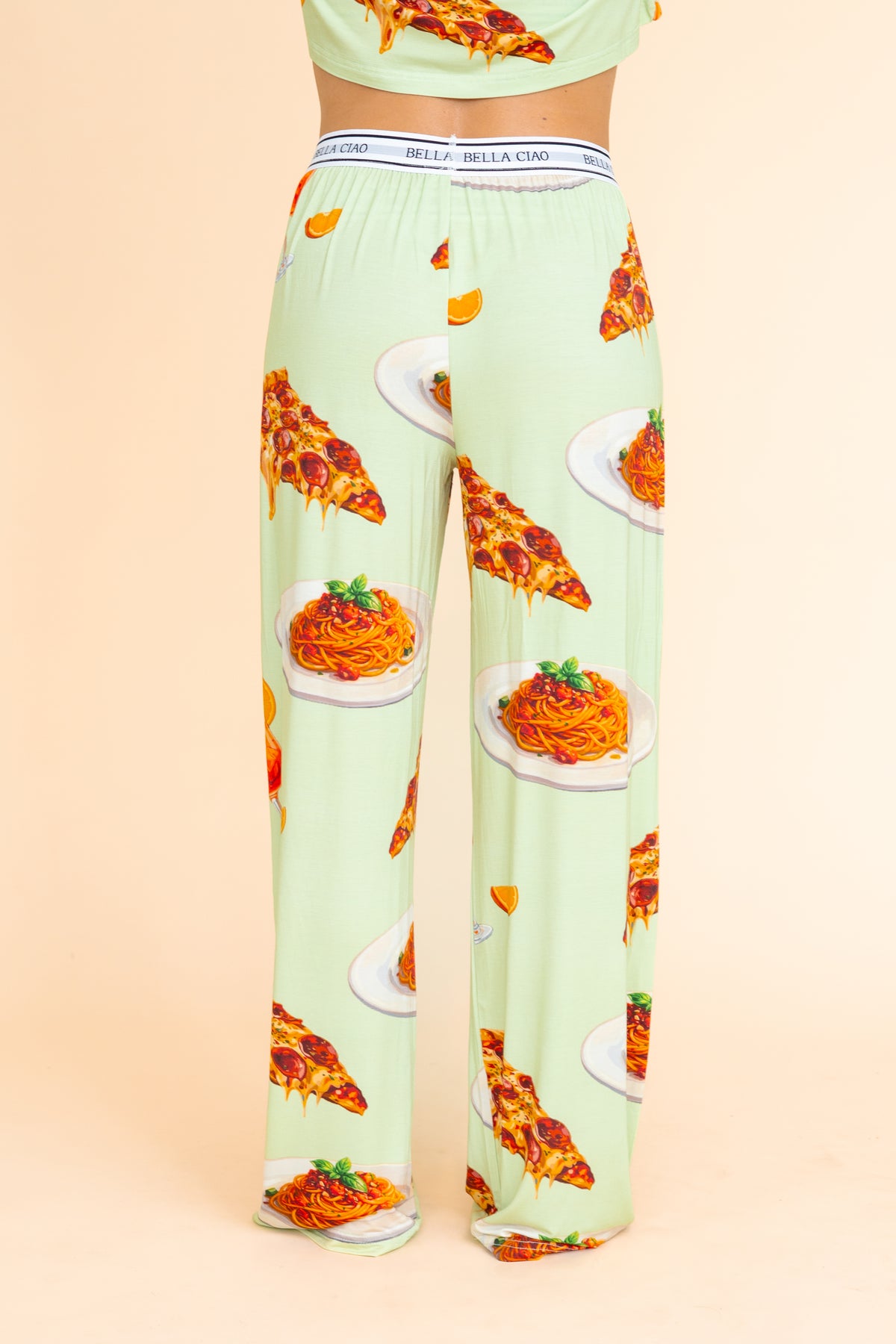 Flared Pajama Jogger "BELLA CIAO"