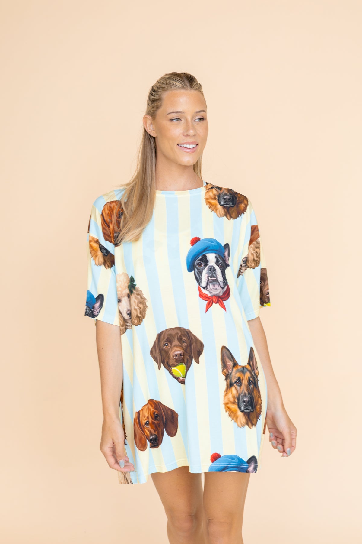Unisex Long Tee "C'EST CHIEN"