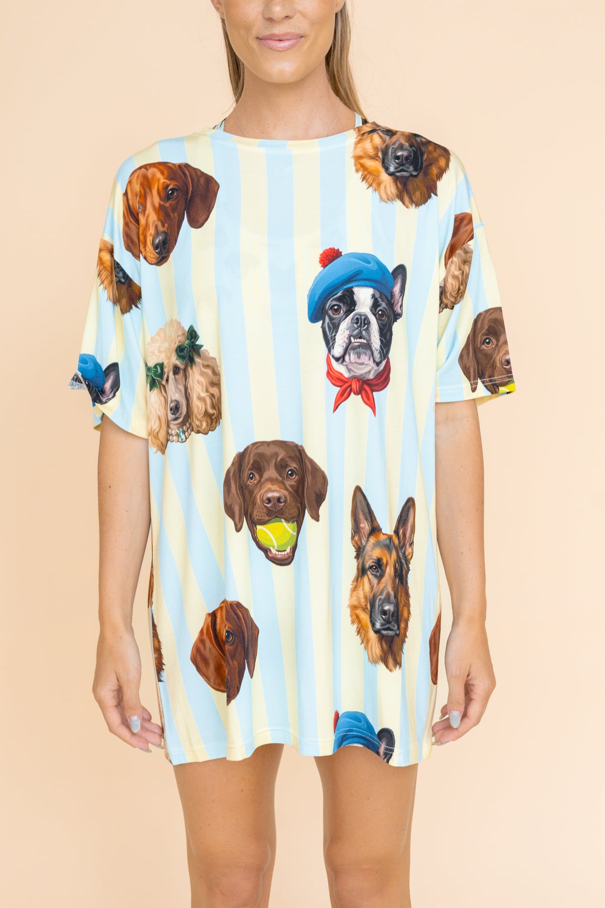 Unisex Long Tee "C'EST CHIEN"