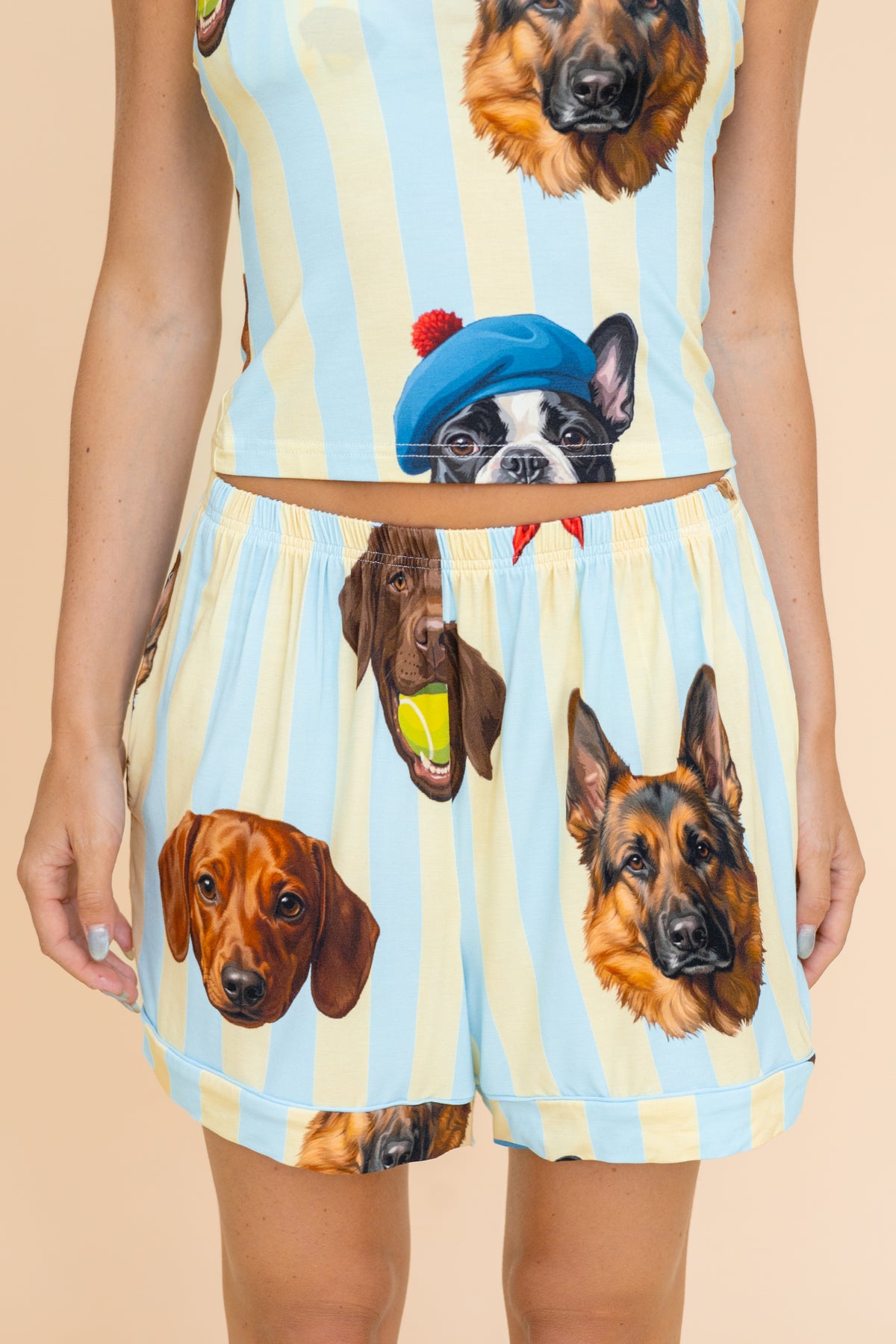 Pajama Short "C'EST CHIEN