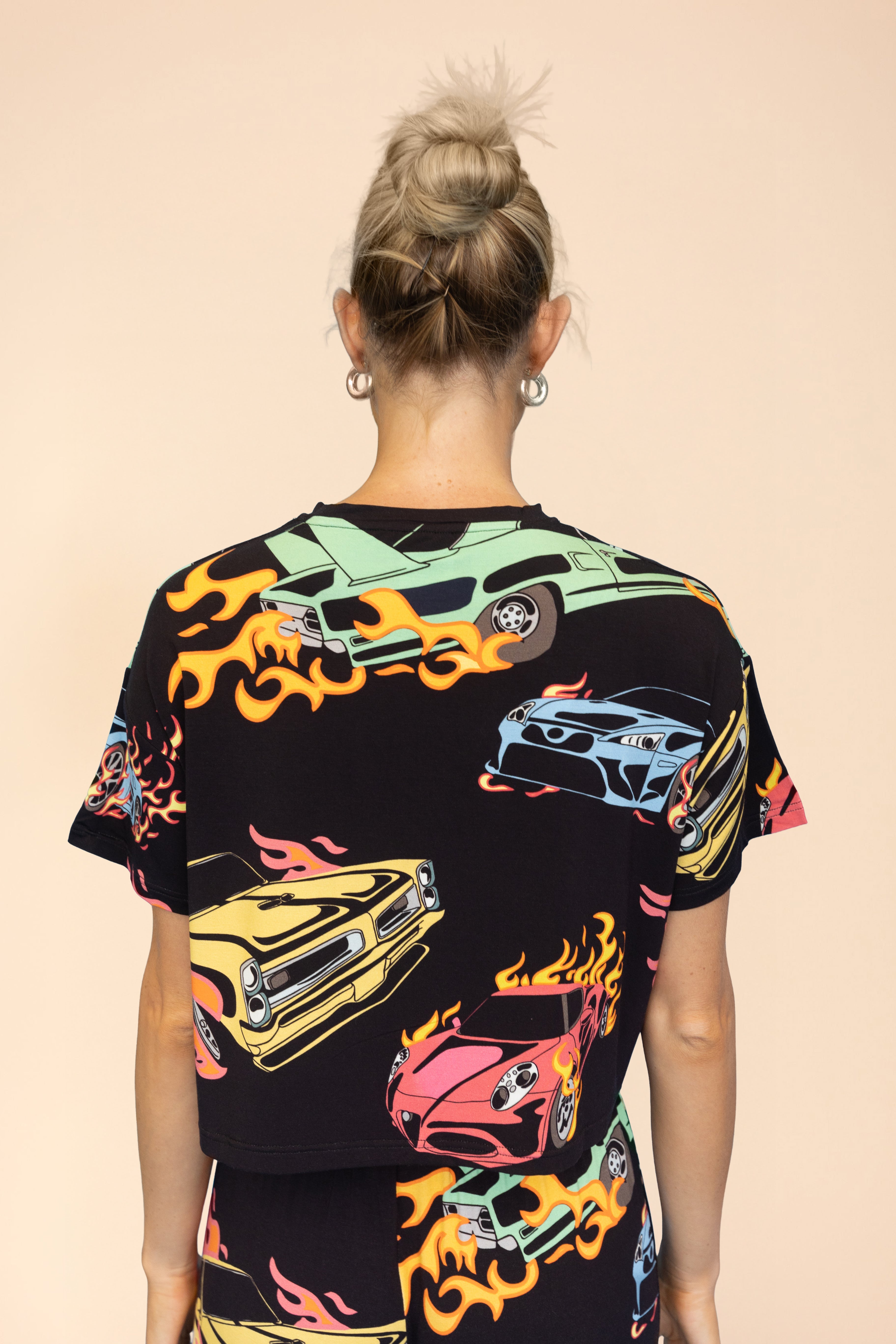Pajama Crop Top "DANGEROUS CURVES"