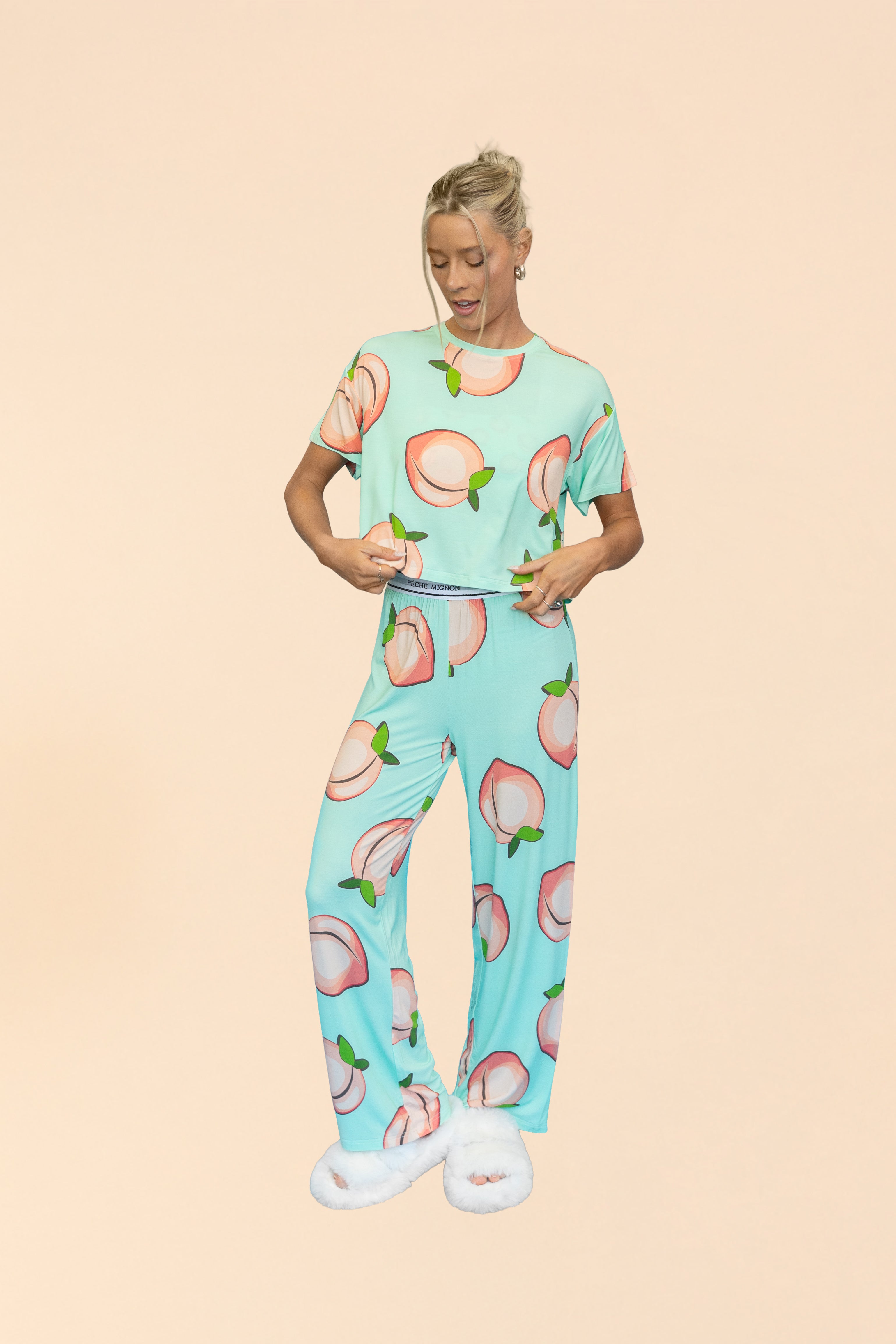 Pajama Crop Top "PÉCHÉ MIGNON"