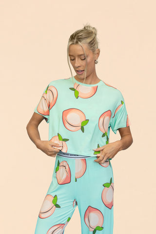 Pajama Crop Top "PÉCHÉ MIGNON"