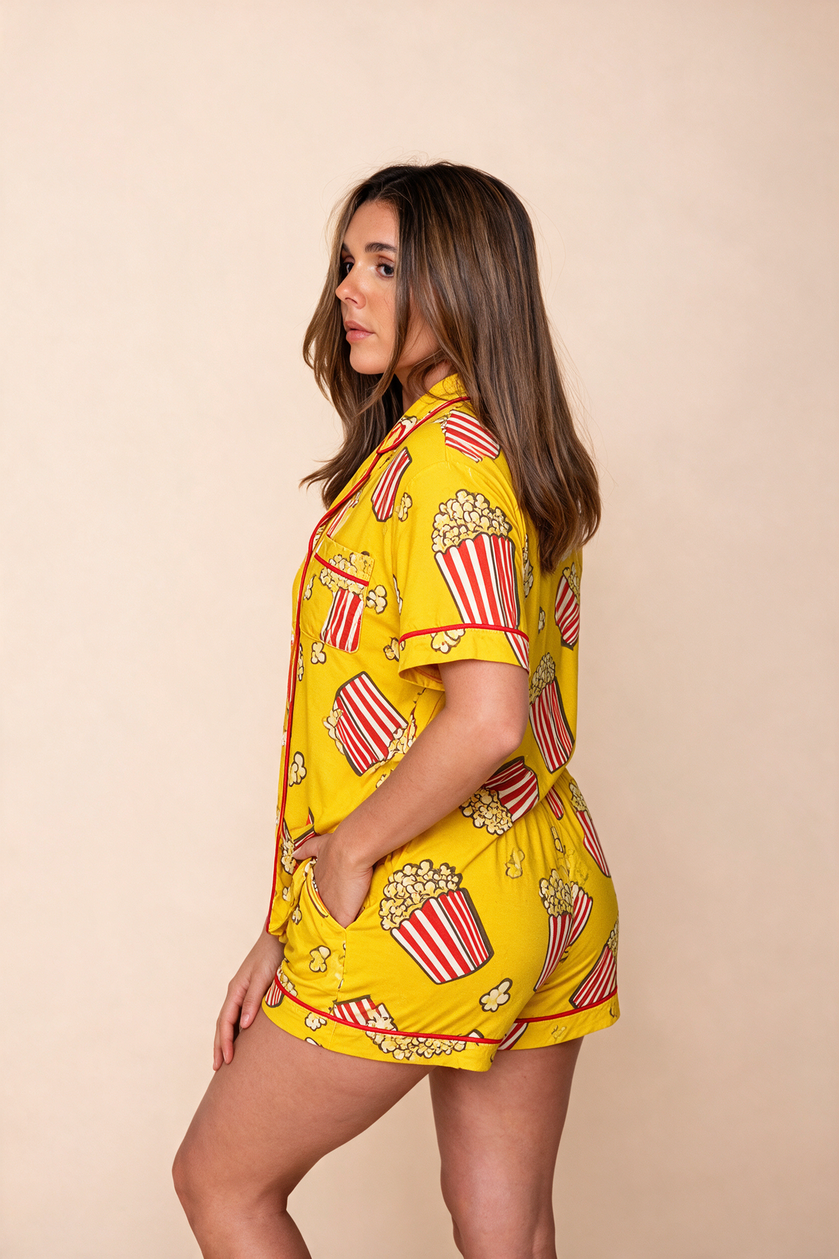 Pajama Blouse "DANGEROUS CURVES"