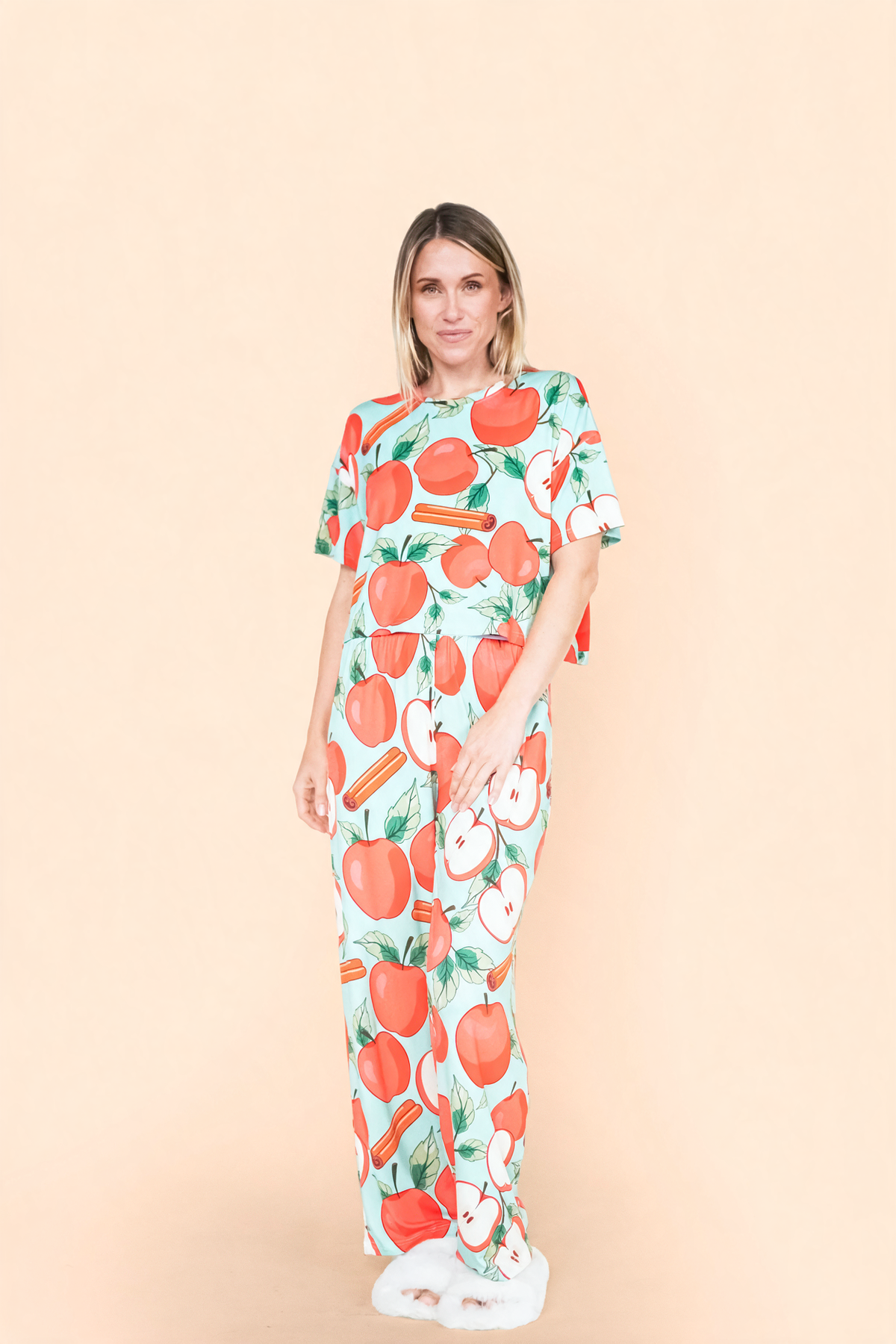 "POMMAL FRESH" Flared Pajama Pants
