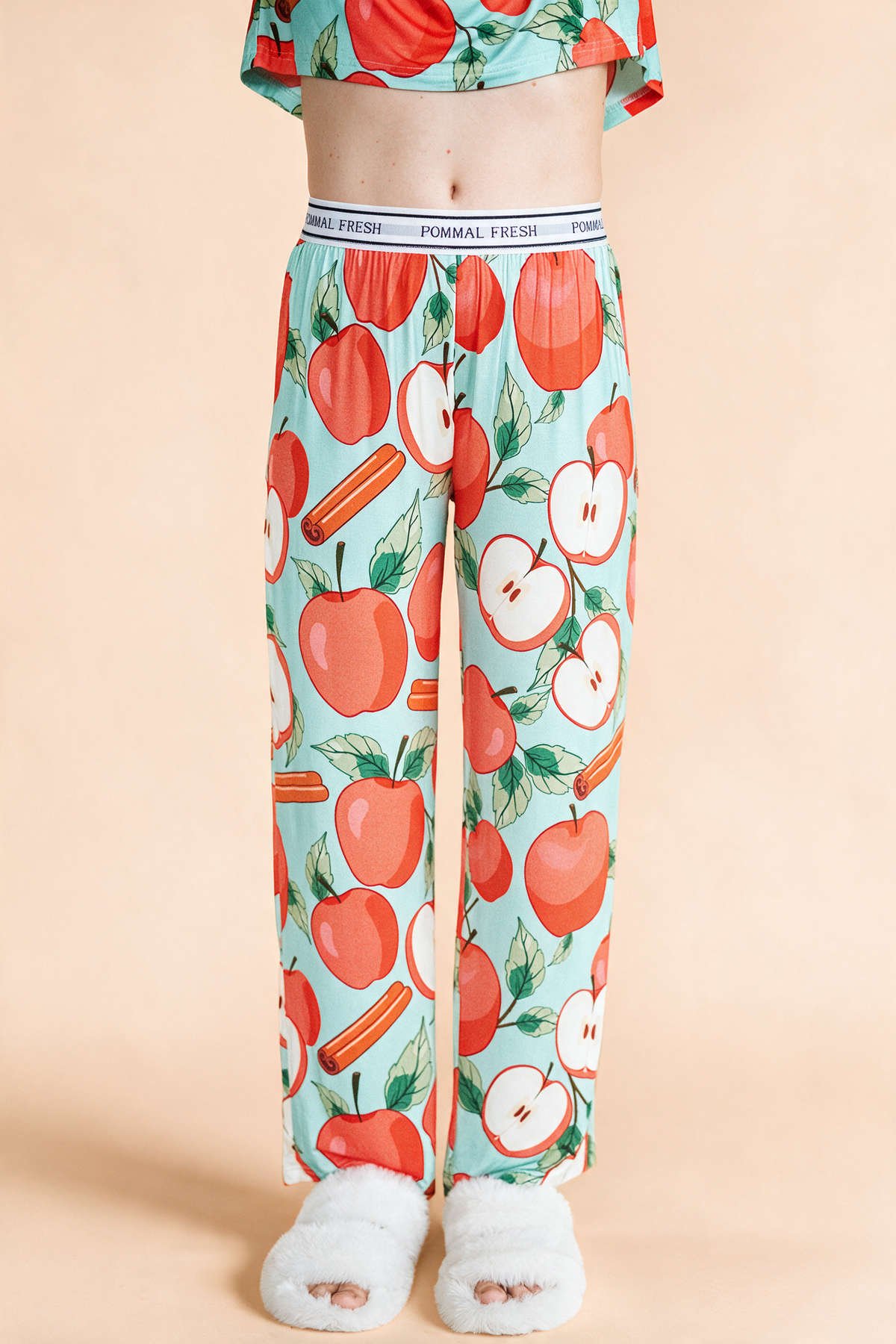 "POMMAL FRESH" Flared Pajama Pants