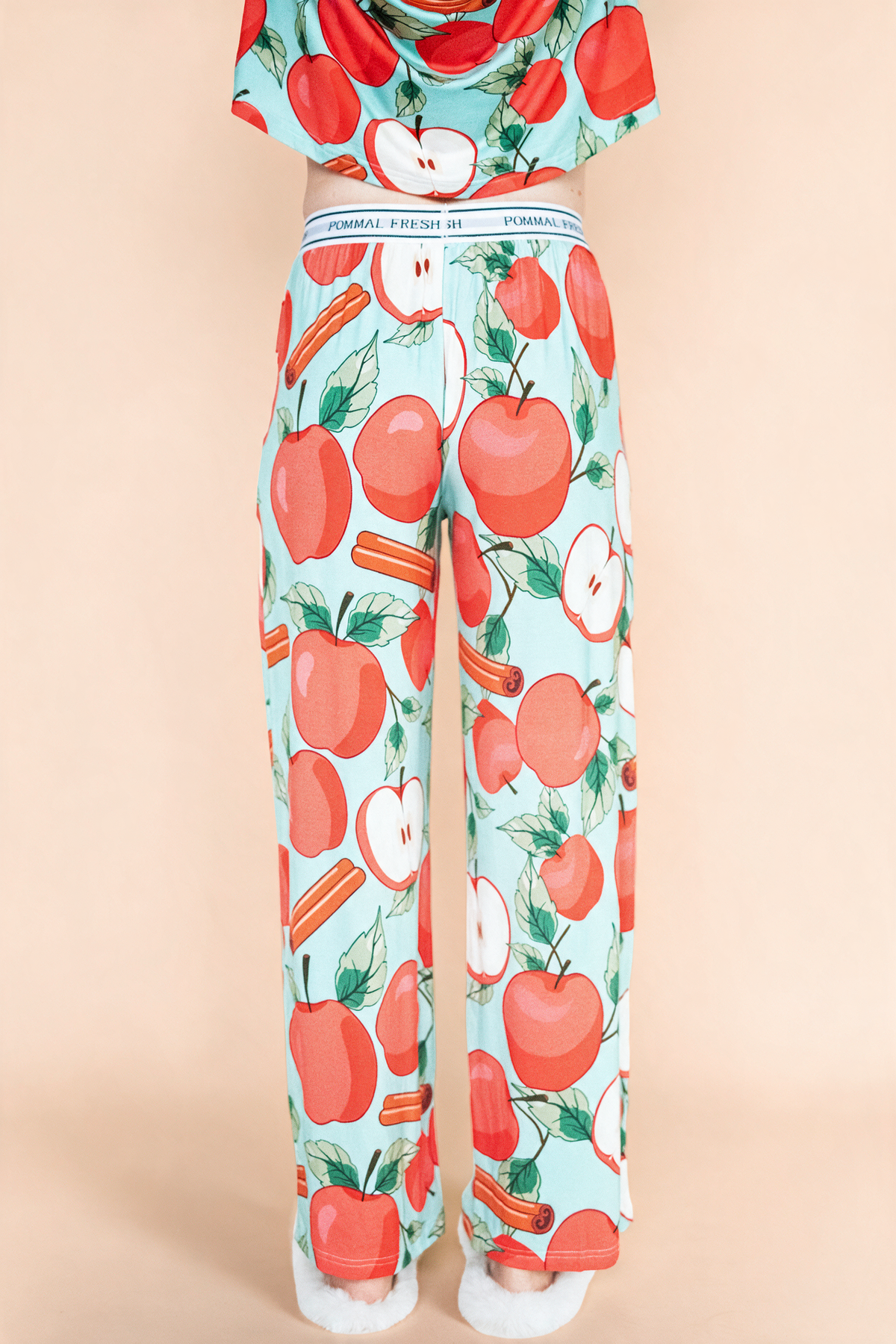 "POMMAL FRESH" Flared Pajama Pants