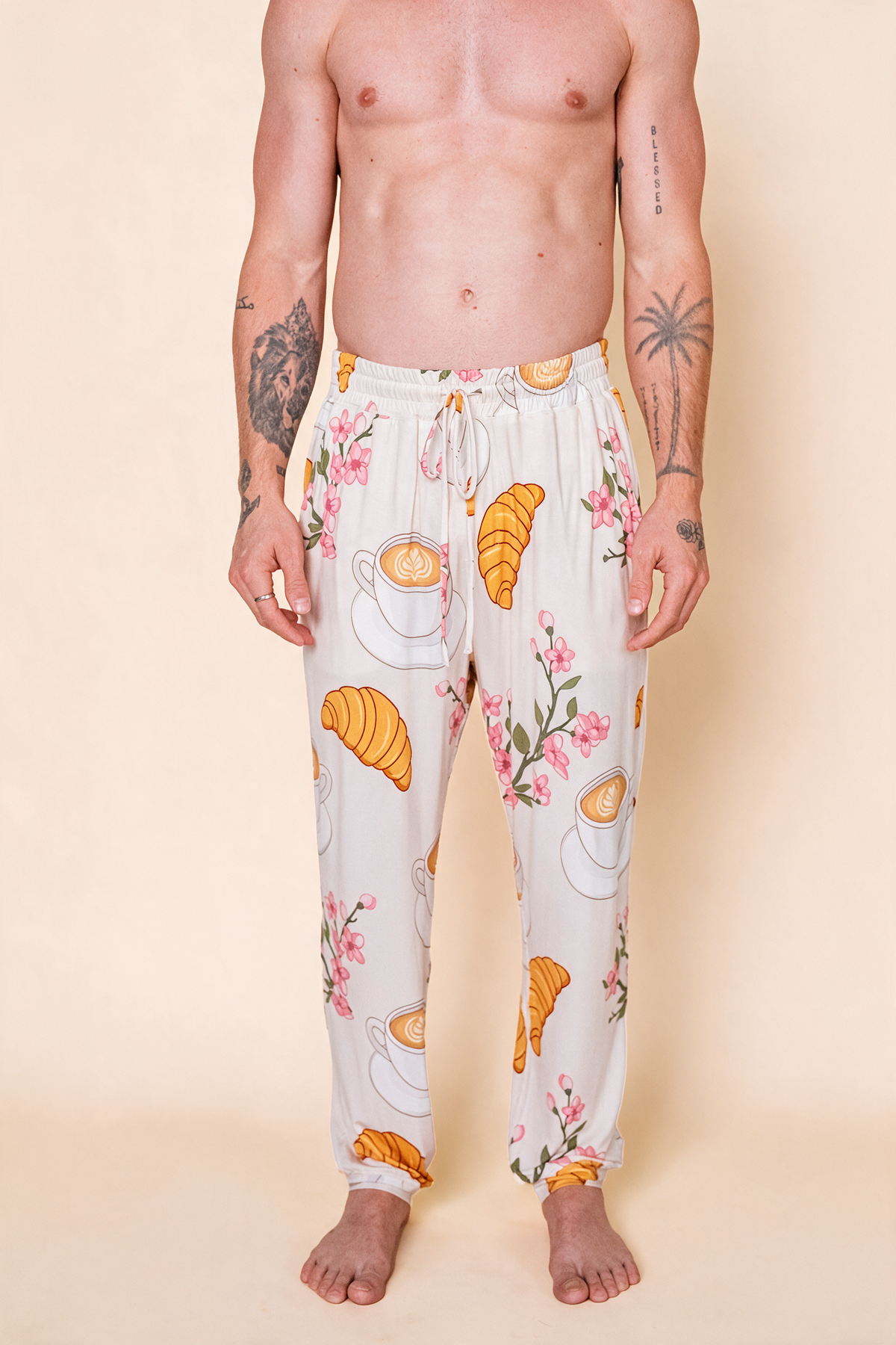 Unisex Pajama Jogger "GOOD MORNING"