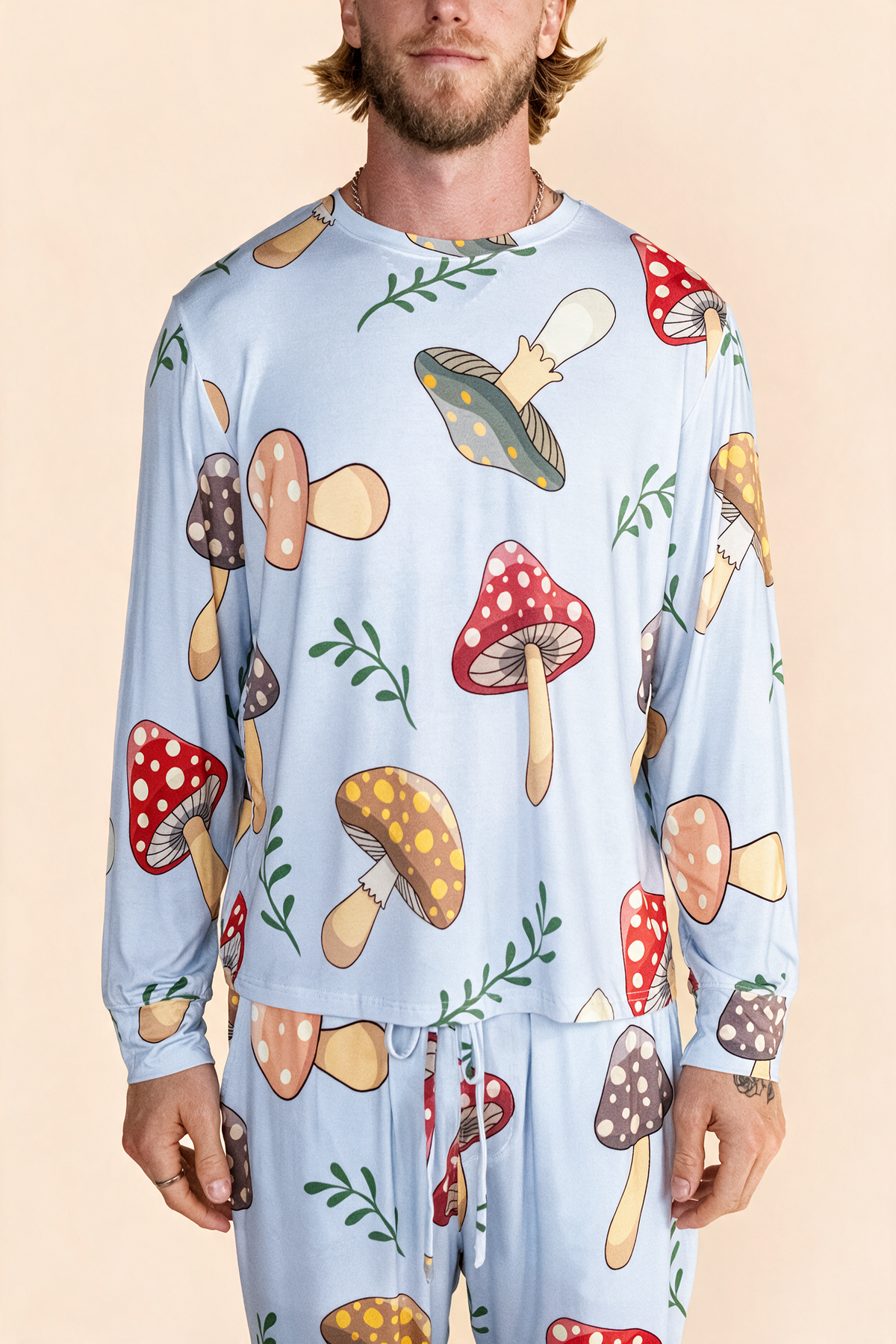Long Sleeve Tee "T'ES MUSH"