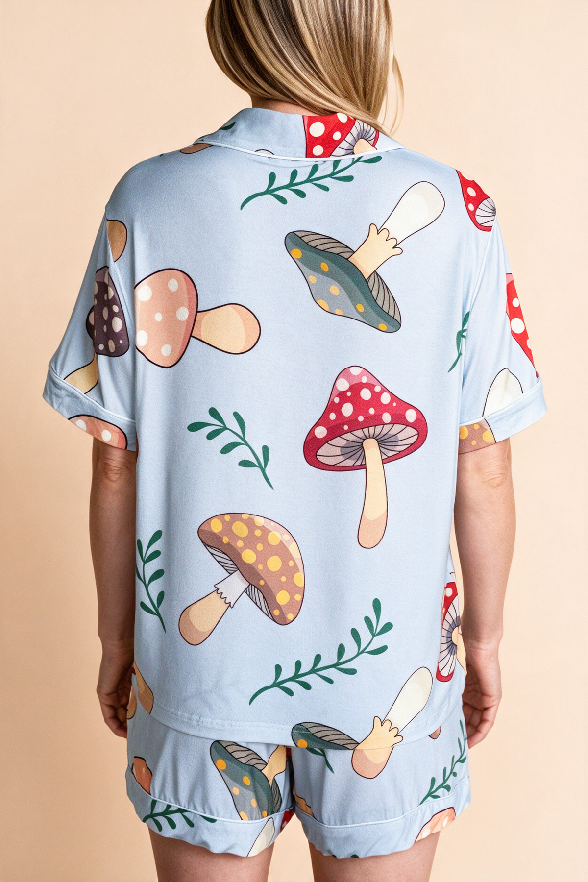 Pajama Blouse "T'ES MUSH"