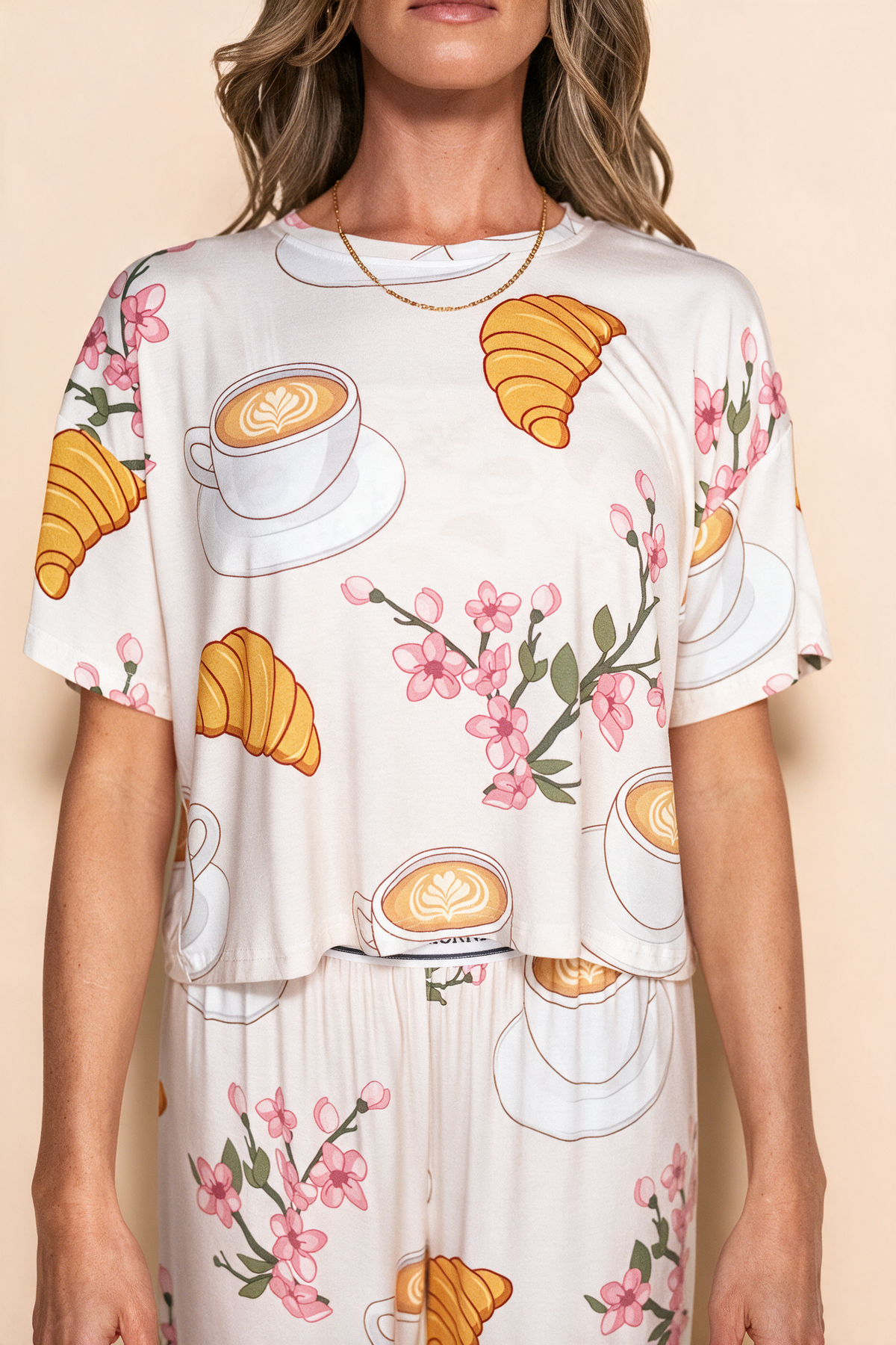 Pajama Top "GOOD MORNING"