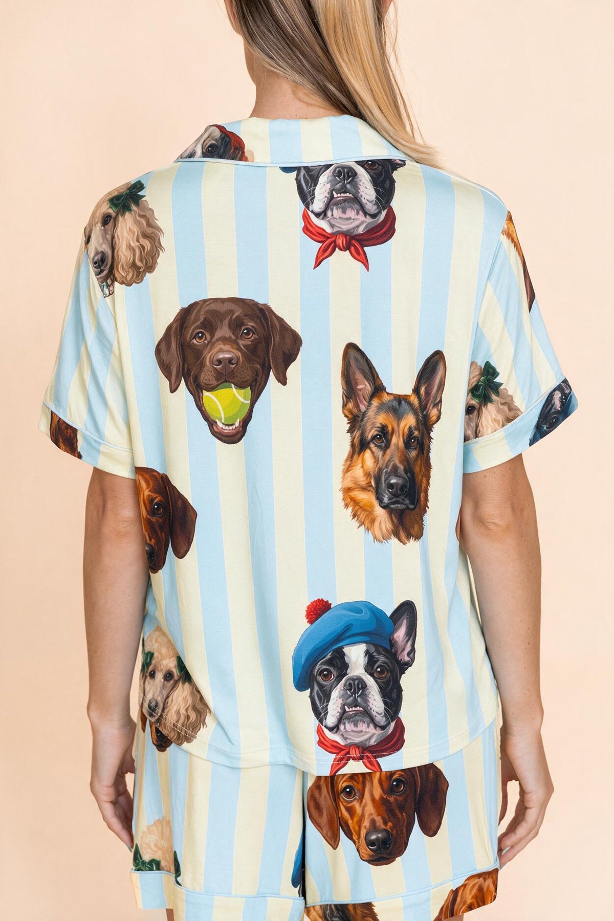 Pajama Blouse"C'EST CHIEN"